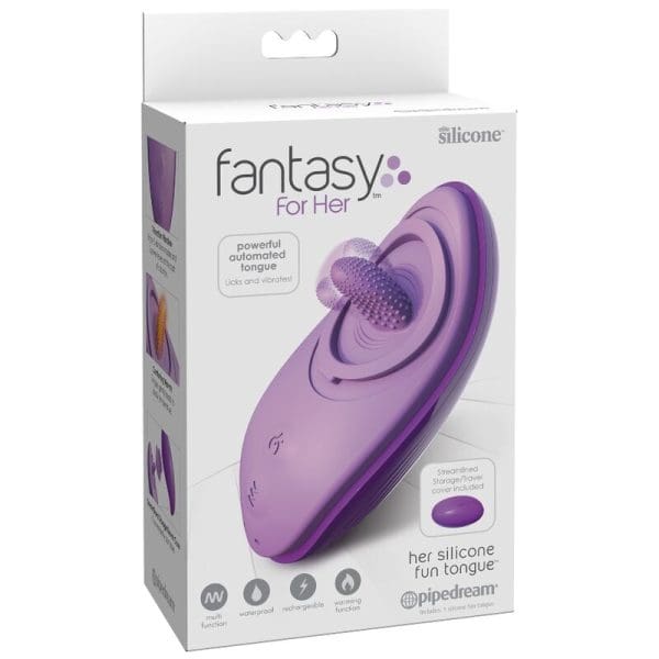 FANTASY FOR HER - HER SILICONE FUN TONGUE PURPLE 5